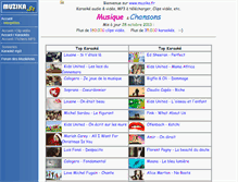 Tablet Screenshot of muzika.fr