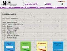 Tablet Screenshot of muzika.nl